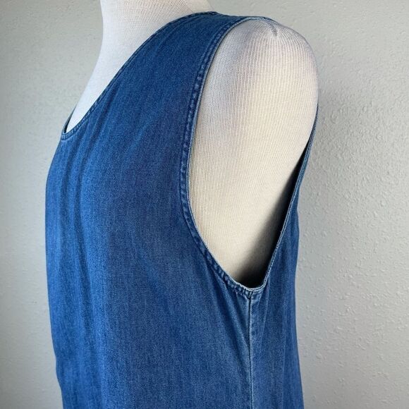 Life Style Denim Floral Maxi Skirt Size M EUC - Picture 6 of 11